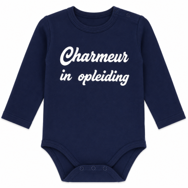 Rompertje Charmeur in Opleiding. Kan met naam erboven